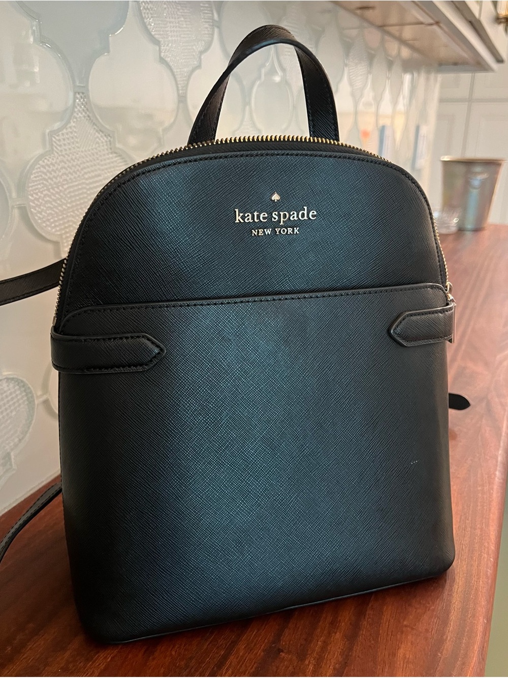 kate spade Staci Dome Backpack Black